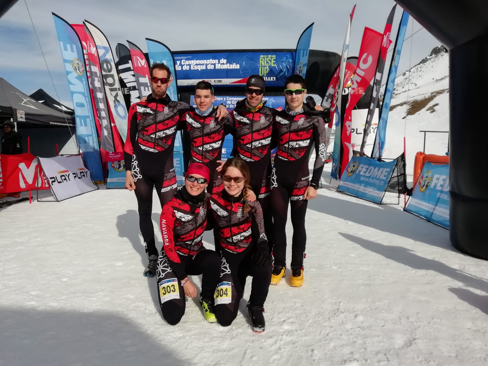 EL EQUIPO NAVARRO DE ESQU&Iacute; DE MONTA&Ntilde;A VUELVE CON MEDALLAS DEL TRIPLE CAMPEONATO DE ESPA&Ntilde;A